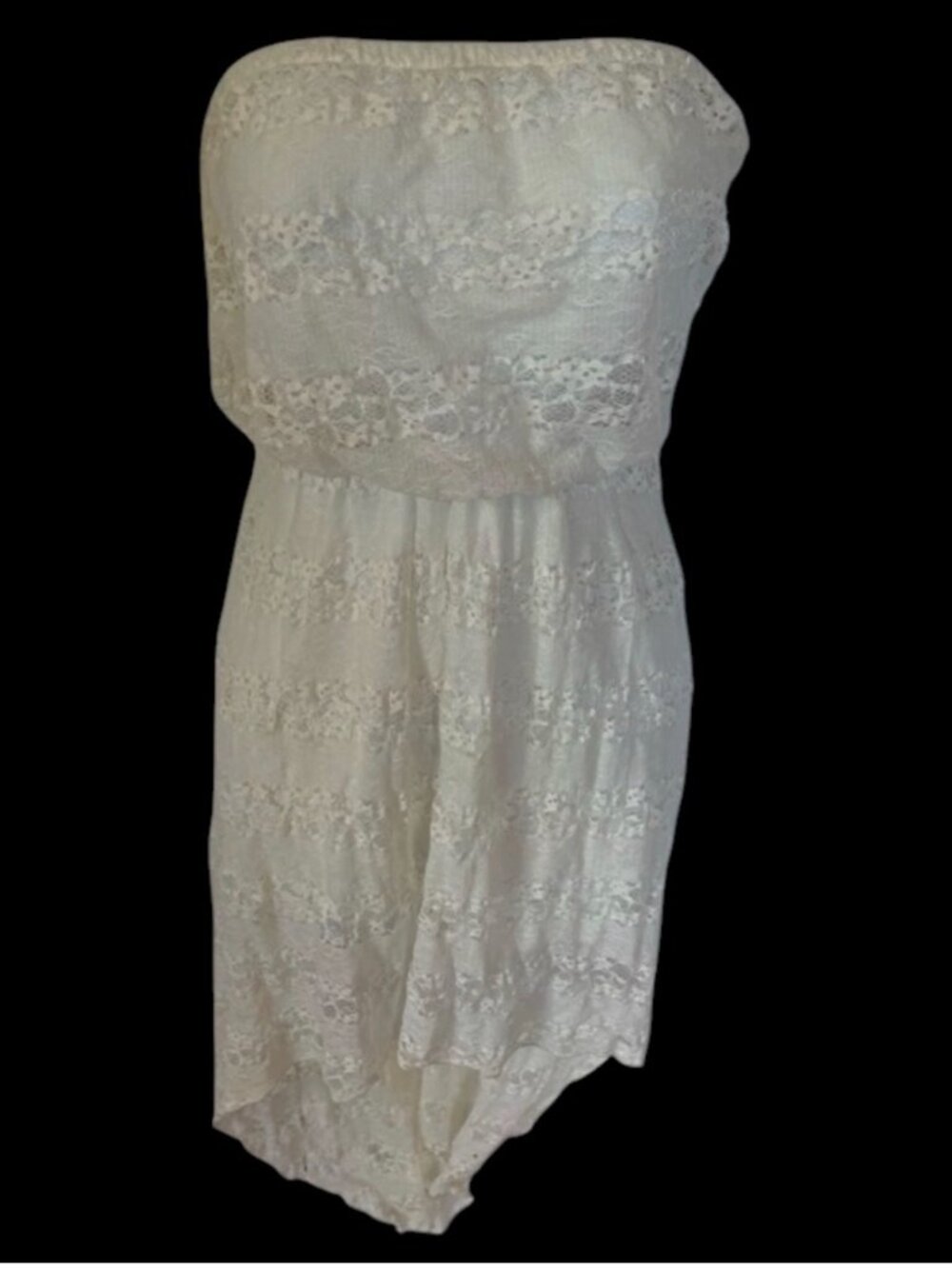 Delias Strapless Lace Dress Size Medium